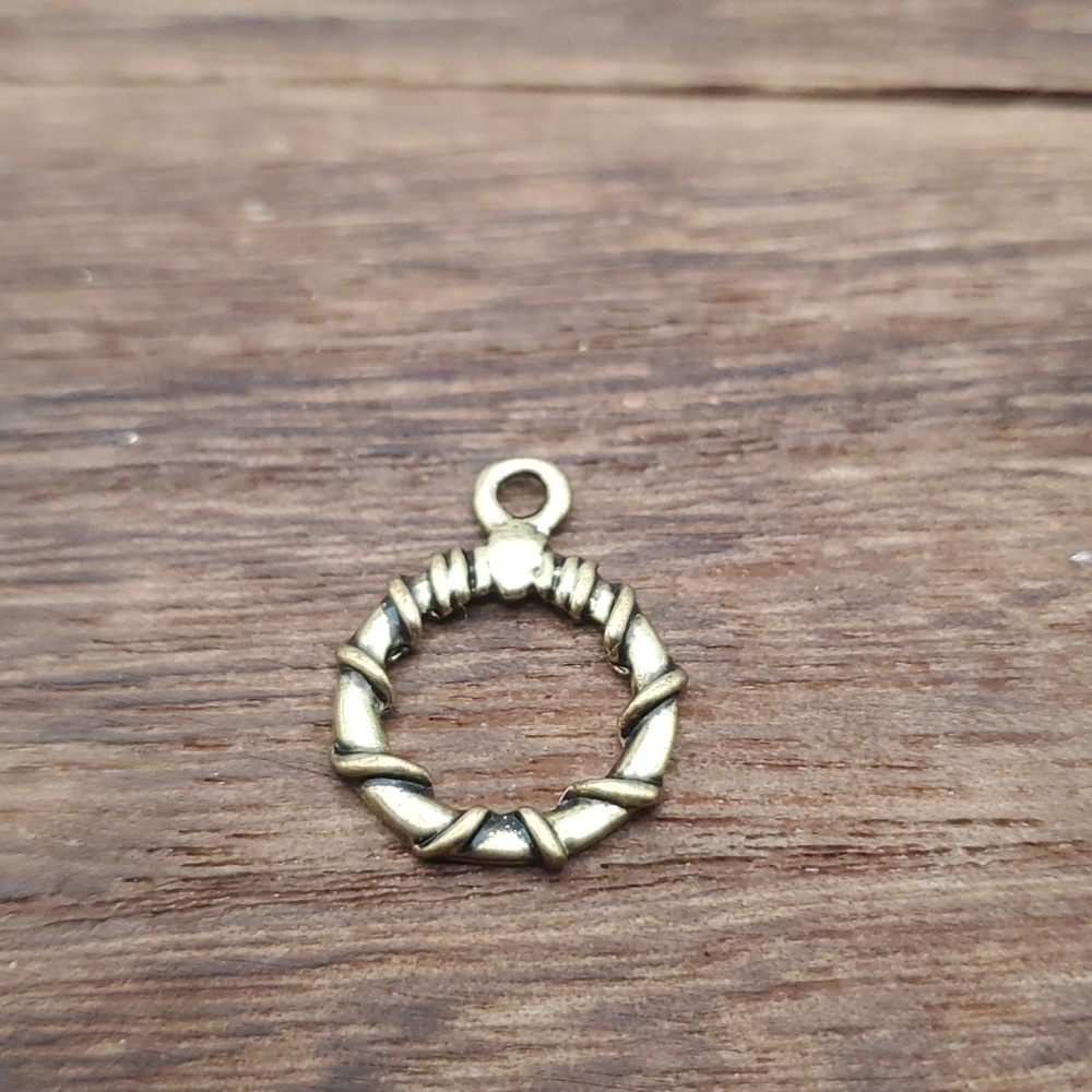 Brutalist thorn doorknocker pendant